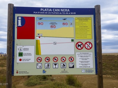 Katalonien, Sant Pere Pescador - Kite-& Windsurfspot "Platja Can Nera" Kite Beach Club