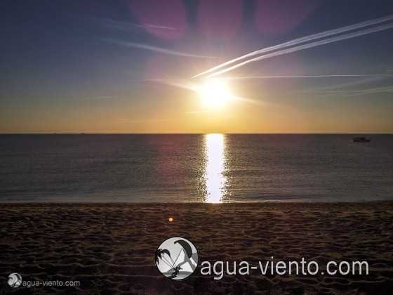 Costa Brava - Platja d'Aro - Sonnenuntergang am Strand in Katalonien
