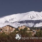 Cerdanya - winter landscape in Pyrenees