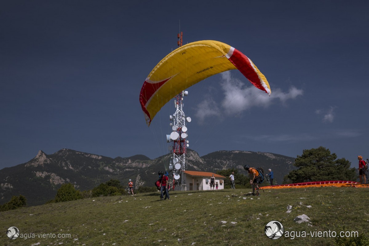 Catalonia, Berga - La Figuerassa flyzone for paragliders in Spain