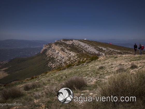 Paragliding Spain, flying zones Catalonia - Ager, Coll d'Ares (Serra de Montsec)