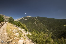 Spanien Pyrenäen Wandern Vall de Nuria Katalonien