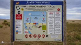 Bild Kitesurfen und Windsurfen Costa Brava Sant Pere Pescador Kataloninen Platja Can Martinet (Spanien)